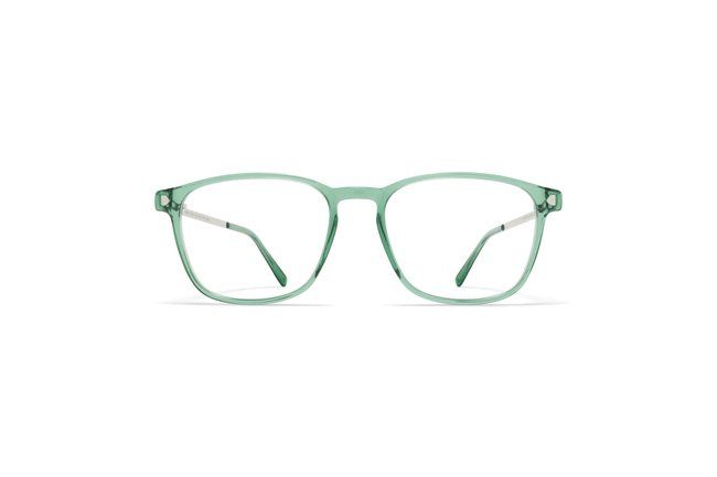 Mykita Tuktu, Color: Cypress Green/Shiny Silver - C191