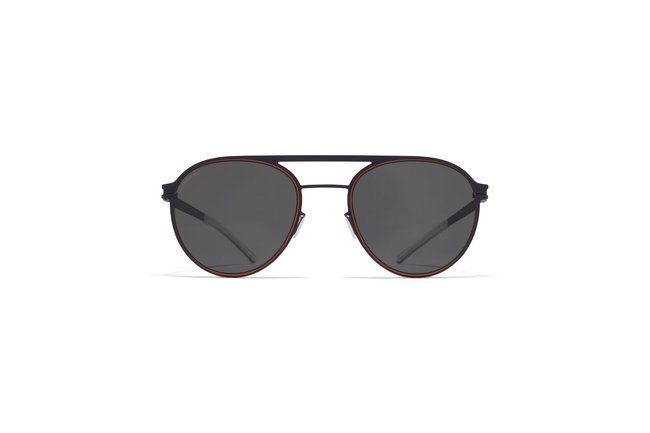 Mykita Bradley Sun, Color: Indigo/Orange