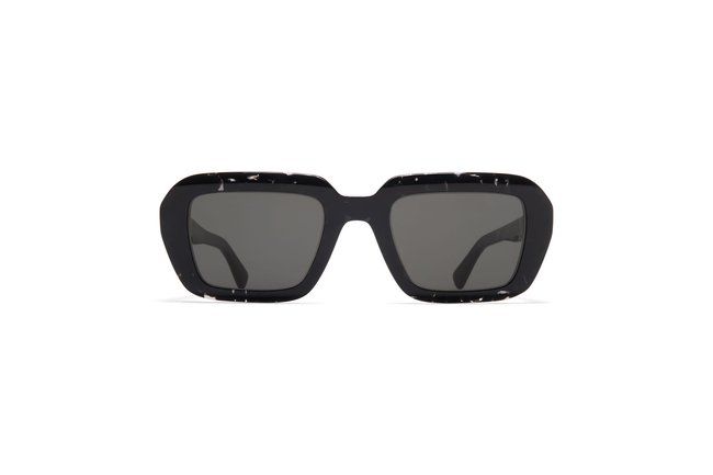 Mykita Nima Sun, Color: Black Havana/Shiny Silver - C110