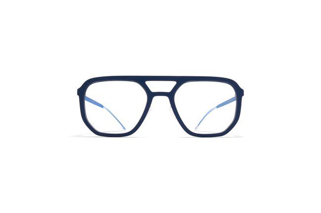 Mykita Dalur, Color: MHL3 Navy/Shiny Silver/Yale Blue