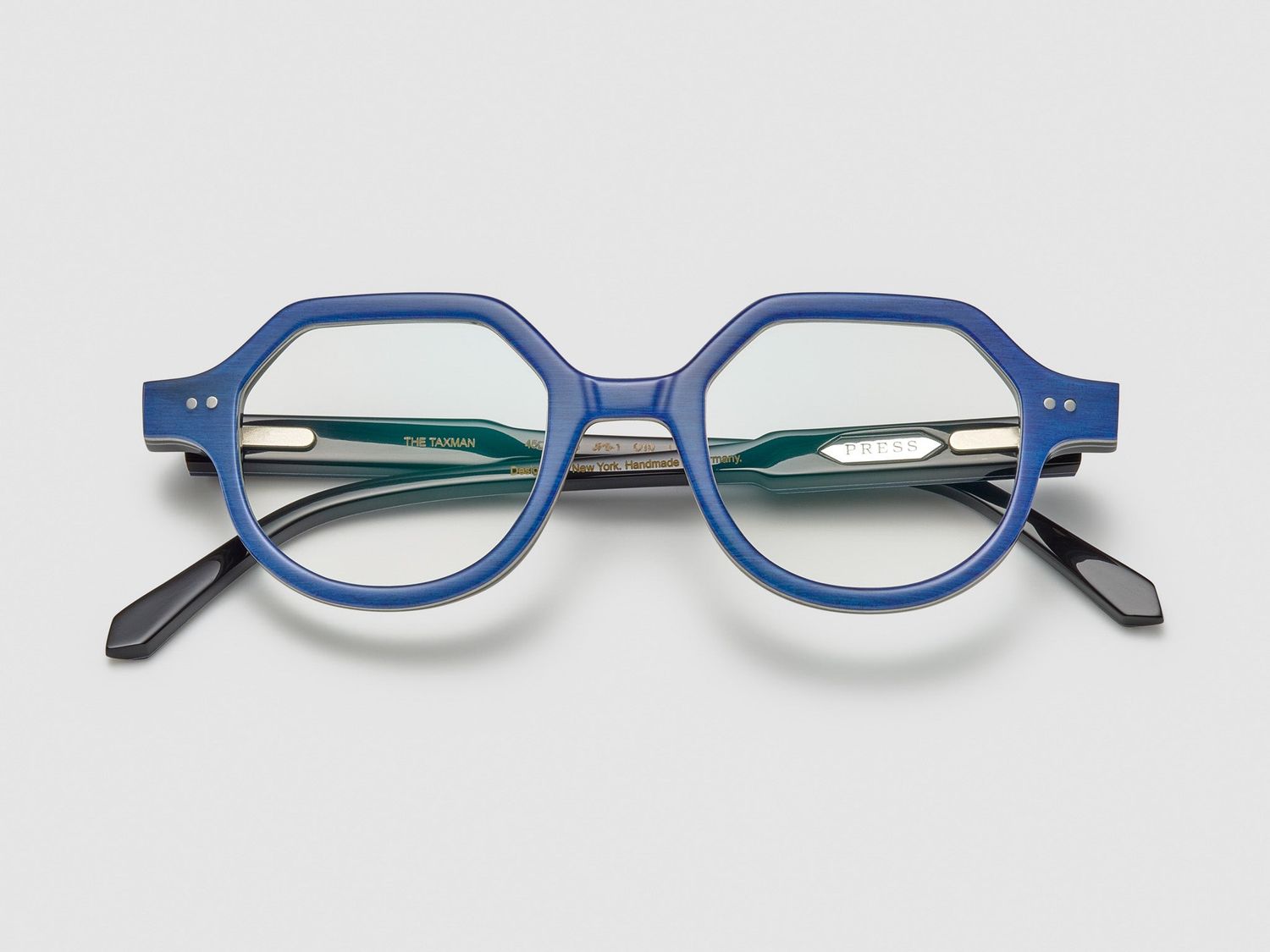 Press The Taxman Horn, Color: Blue Stack - JP005