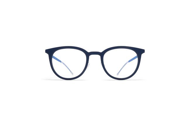 Mykita Sindal, Color: MHL3 Navy/Shiny Silver/Yale Blue