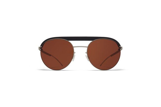 Mykita ML01 Sun, Color: Pitch Black/Matte Silver - MH49