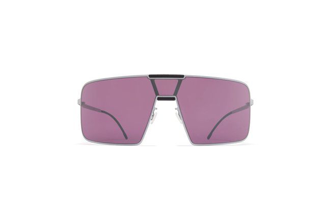 Mykita MR004, Color: White Silver/Pitch Black - MH72