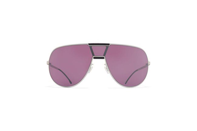 Mykita MR005, Color: White Silver/Pitch Black - MH72