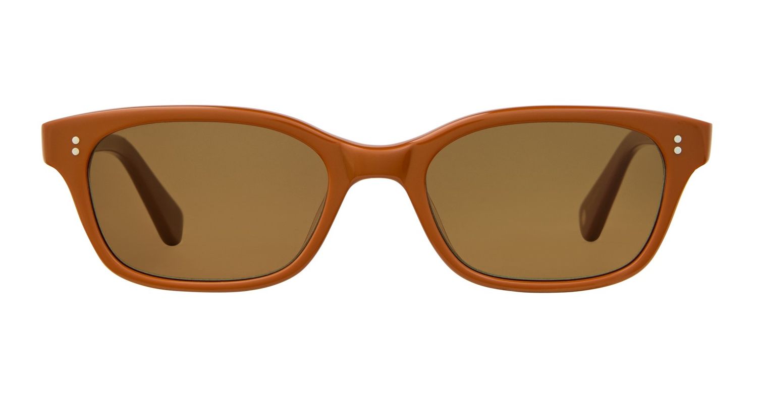 Garrett Leight Chaparral Sun, Color: OCH/SFCO Ochre/Semi-Flat Cocoa, Size: 49-20-145-33