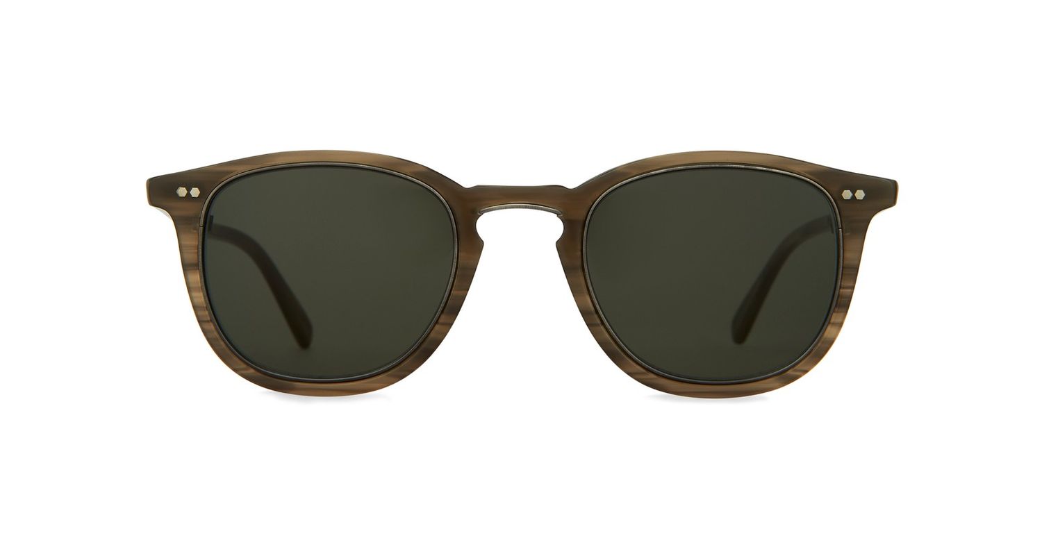 Garrett Leight Coopers S, Color: GW-PW/G15 Greywood-Pewter/G15, Size: 46-24-139-41