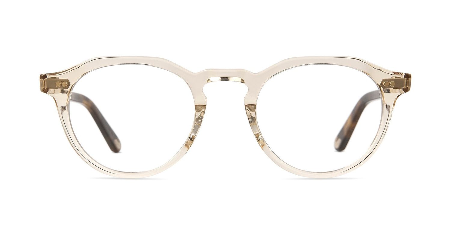 Garrett Leight Dorian C, Color: CHAND-WG Chandelier-White Gold, Size: 46