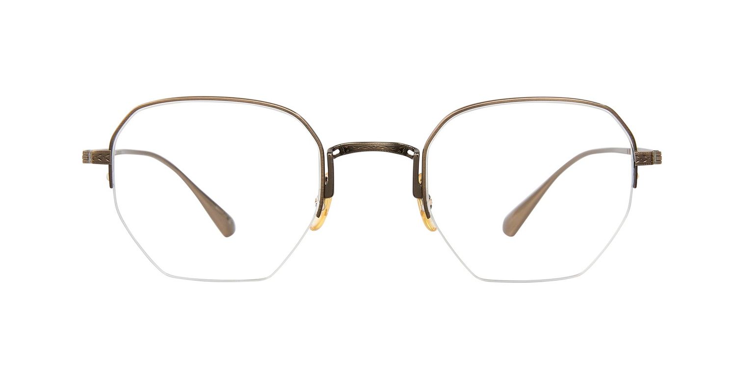 Garrett Leight Alma J, Color: ATG Antique Gold, Size: 47-23-148-41