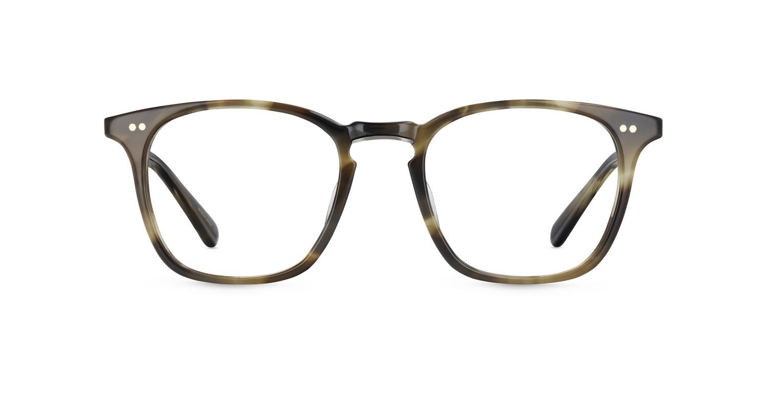 Garrett Leight Getty C, Color: BKFNTORT-PW Blackfin Tortoise-Pewter, Size: 46