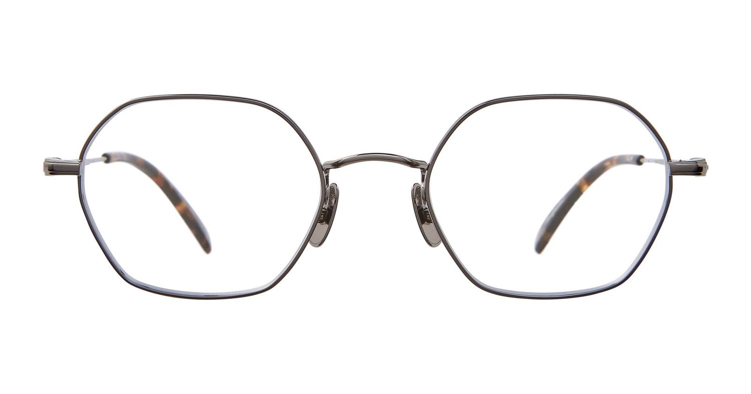 Garrett Leight Kaiser, Color: GM-AGT Gunmetal-Agate Tortoise, Size: 48