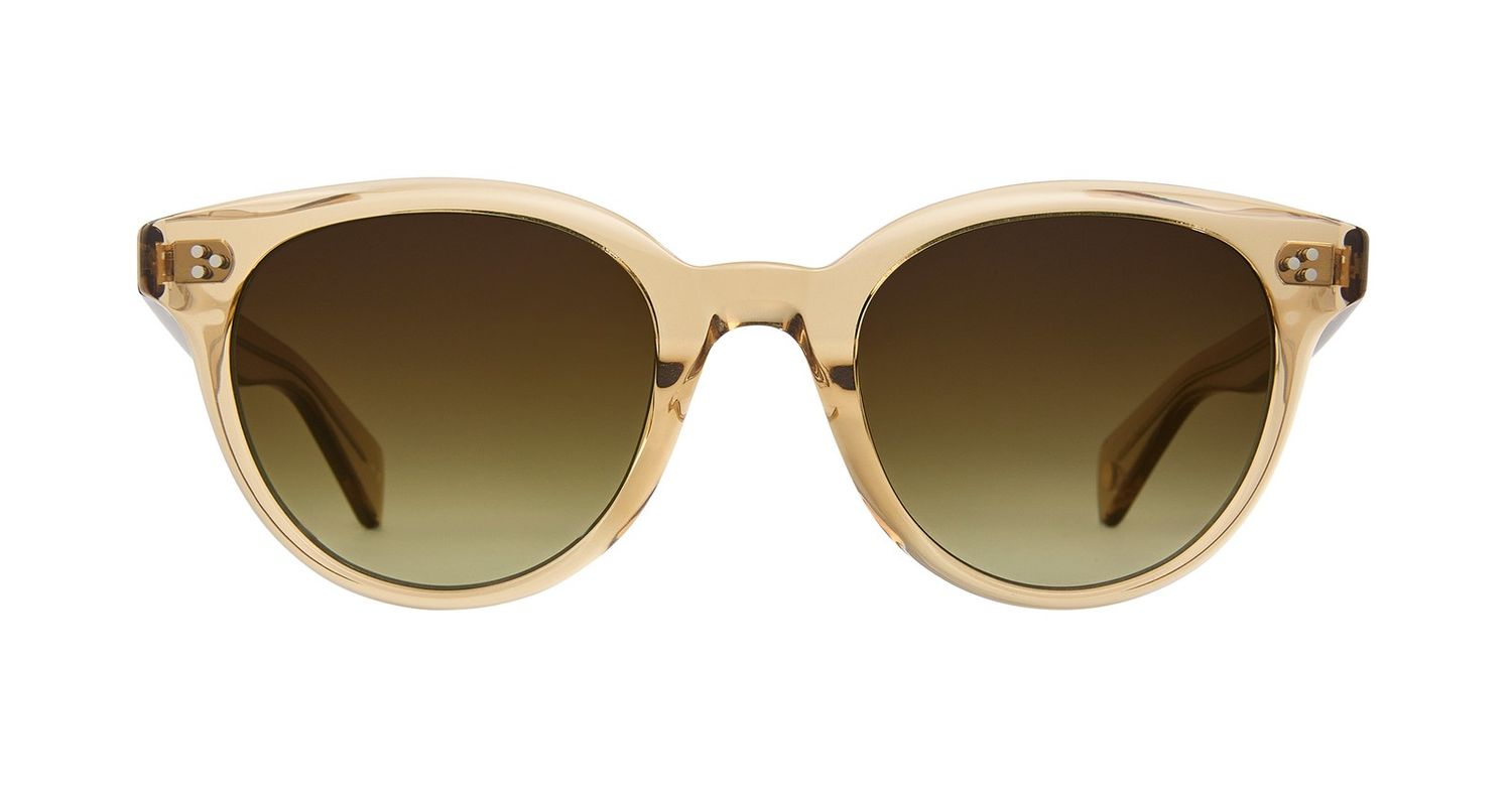 Garrett Leight Laurice Sun, Color: BRNSG/SFOG Brown Sugar/Semi-Flat Olive Gradient, Size: 50