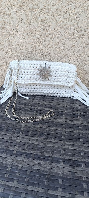 Sac pochette White Chic