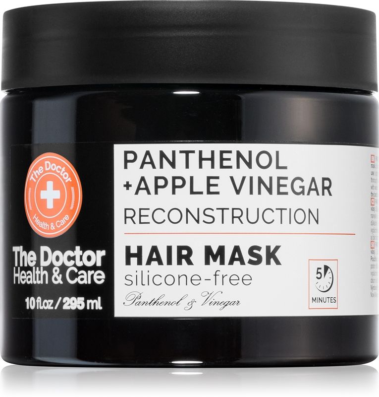 Masque cheveux Reconstruction au Panthéon et vinaigre de pomme, 295ml Masque cheveux Reconstruction au Panthéon et vinaigre de pomme, 295ml