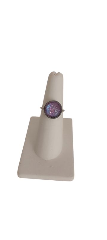 Bague Galaxie solo, bleu/mauve