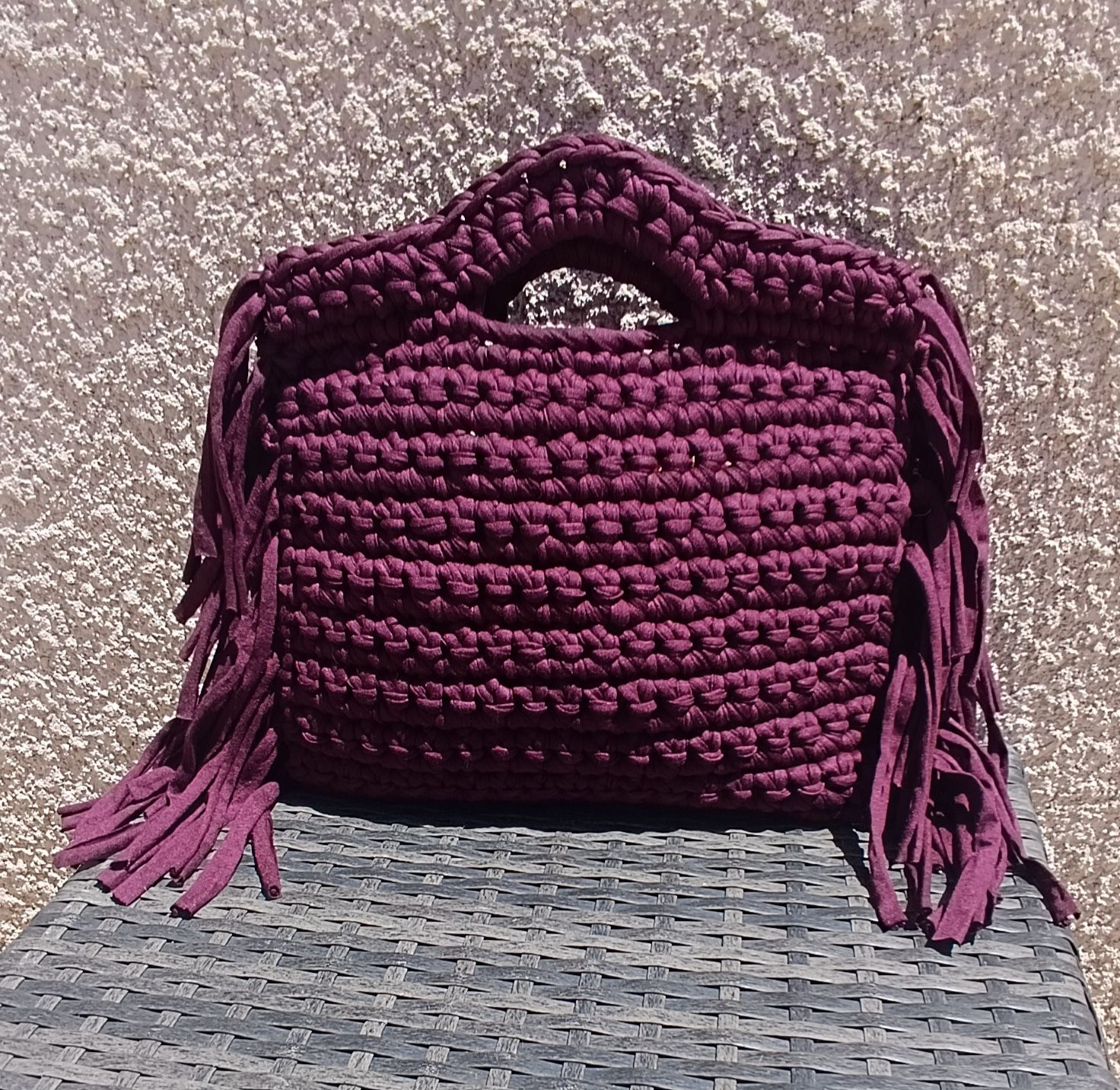 Sac bohème violine