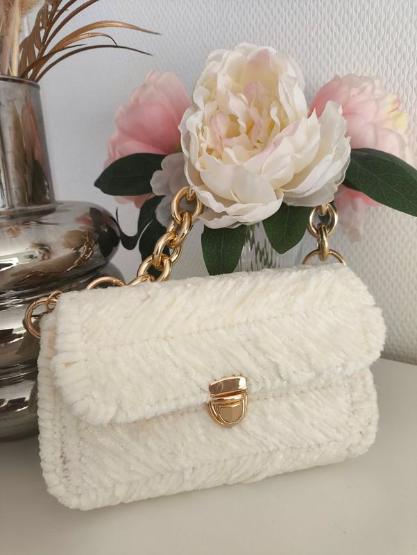 Sac à main &quot;Intemporel&quot; Soft white