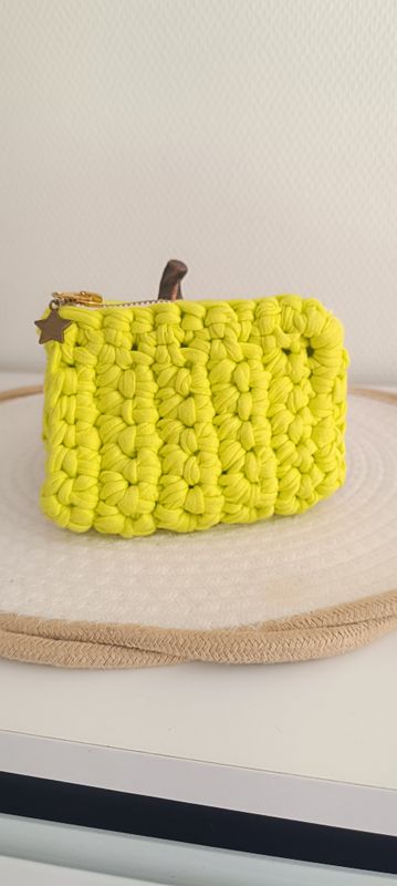 Mini pochette zip flashy