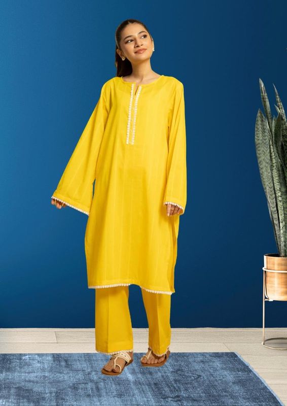 Stitched Shirt And Trouser Set
