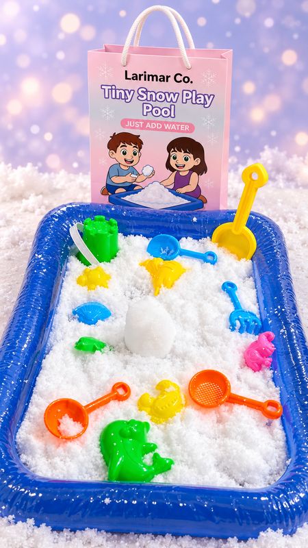 Tiny pool snow