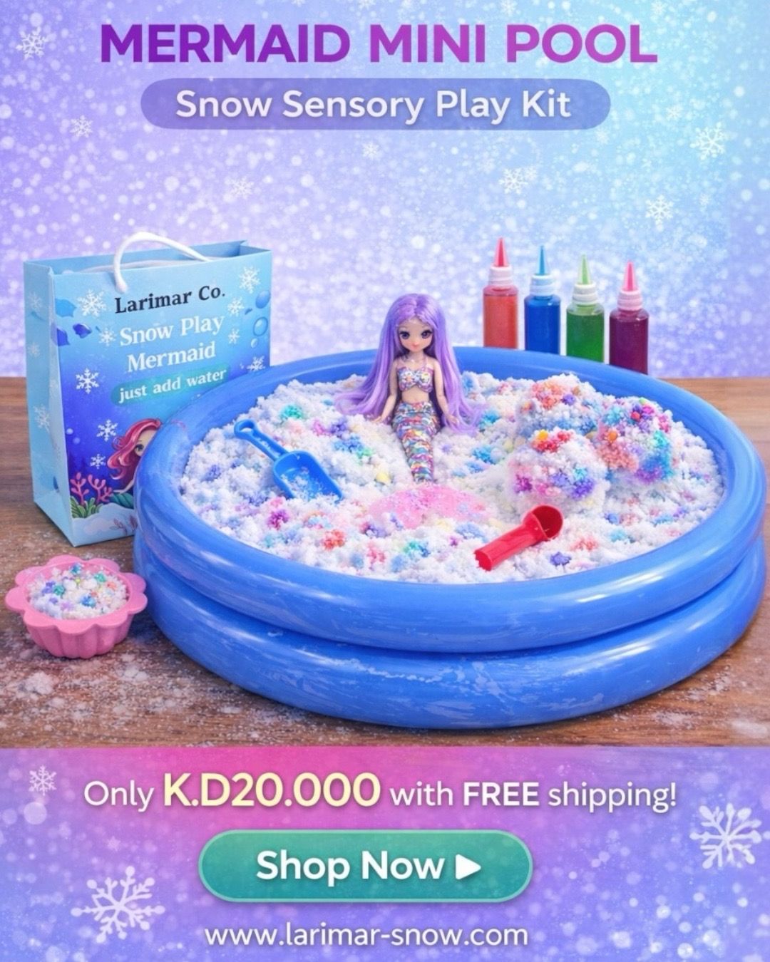 Mermaid mini pool