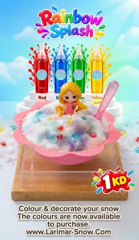 Colour Splash syrup for snow