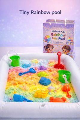 Tiny rainbow pool