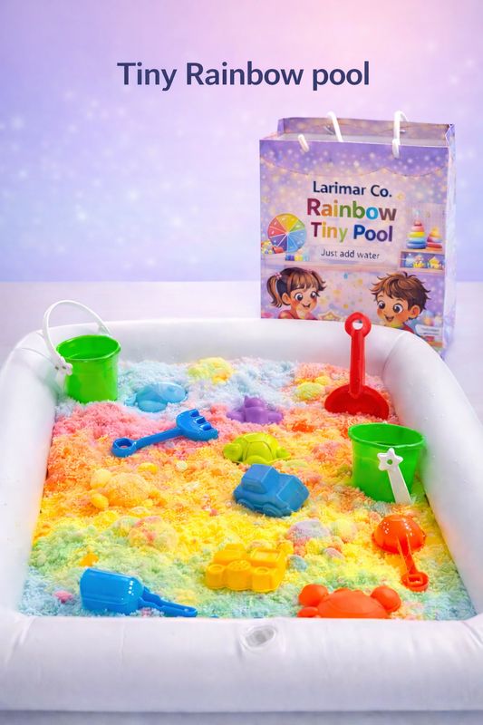 Tiny rainbow pool