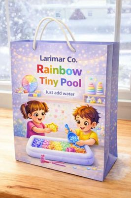 Tiny rainbow pool
