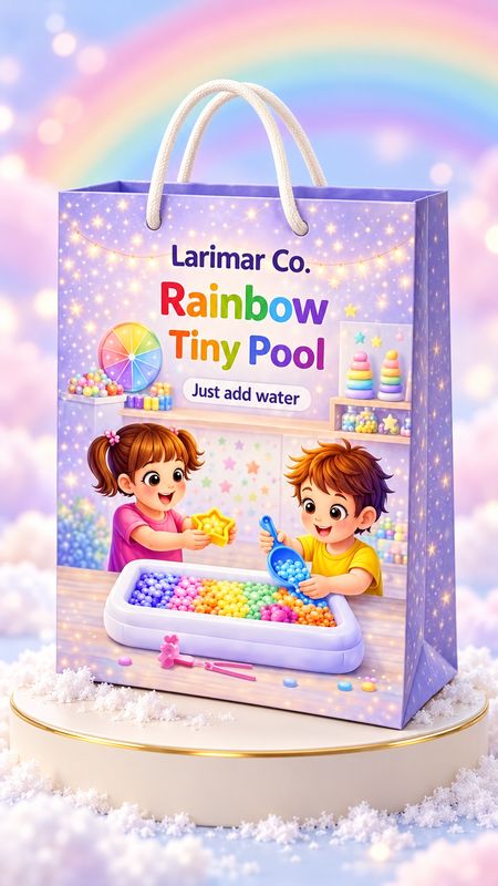 Tiny rainbow pool