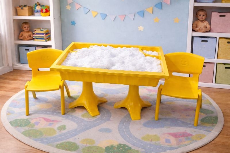 Large yellow snow station