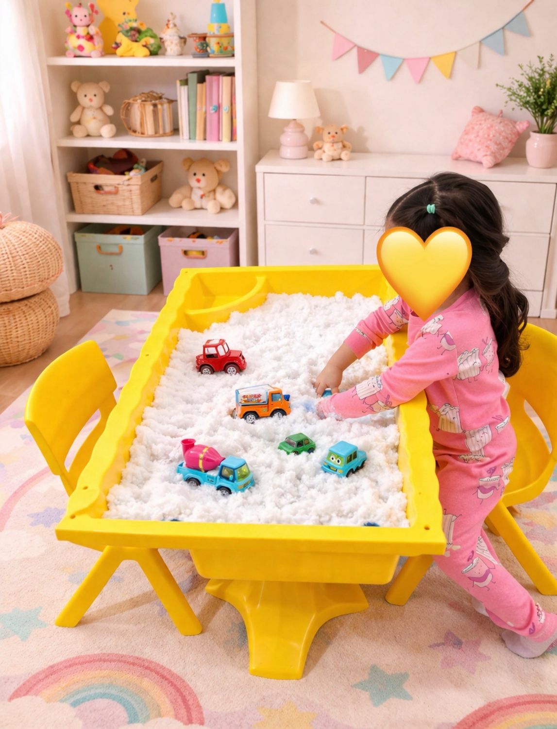 Large yellow snow station