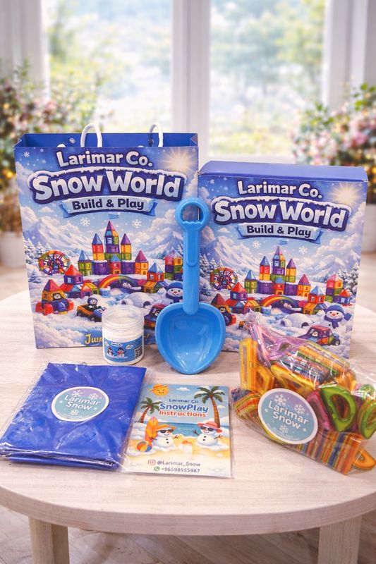 Snow world 80 pcs Magnetic build &amp; play