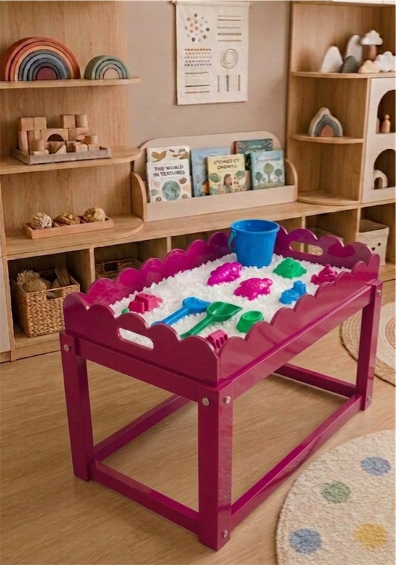 Dark pink medium Snow station (no chairs)