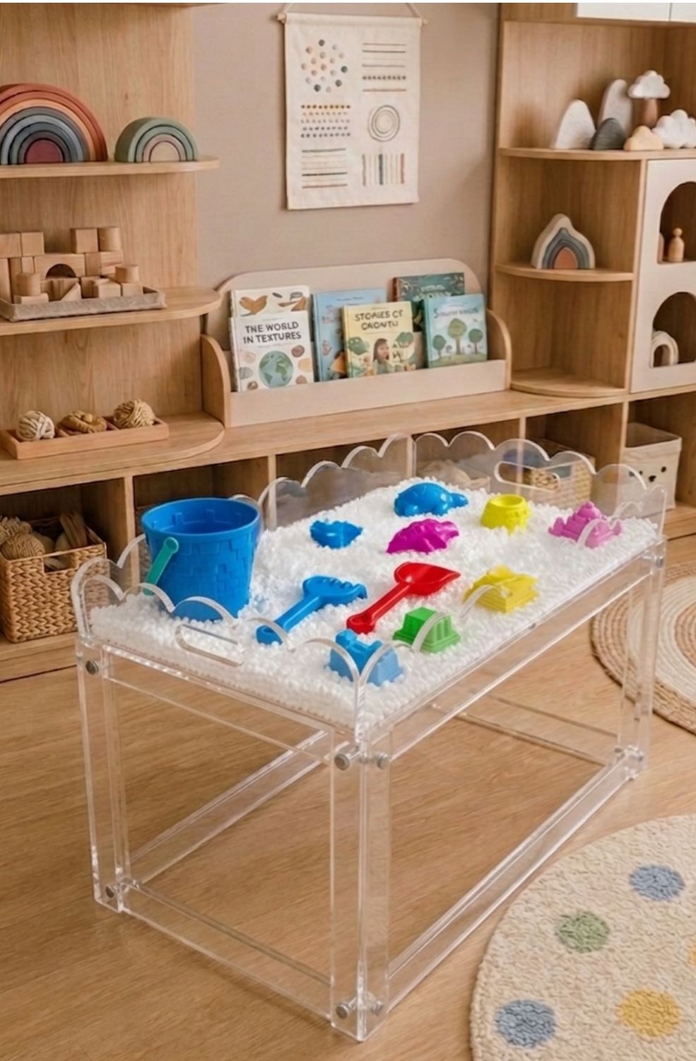 Transparent medium Snow station (no chairs)