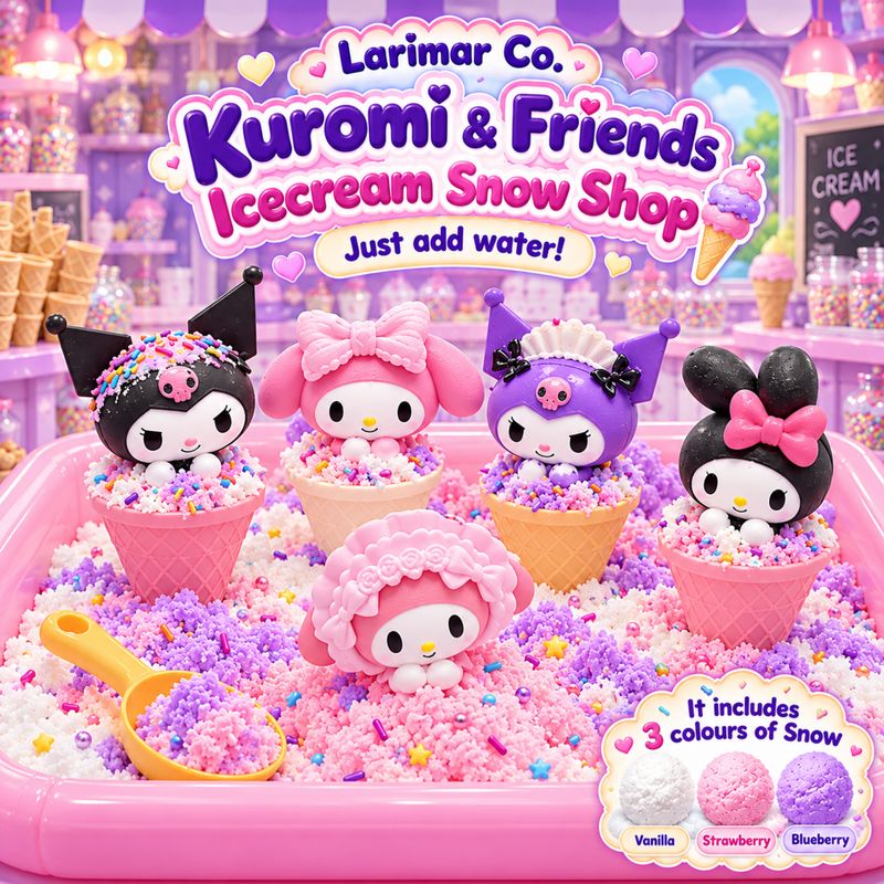 Kuromi &amp; friends ice cream snow shop