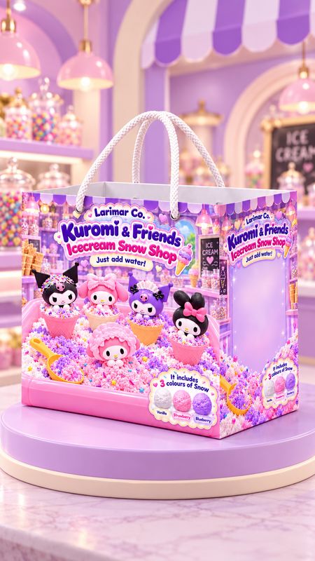 Kuromi &amp; friends ice cream snow shop