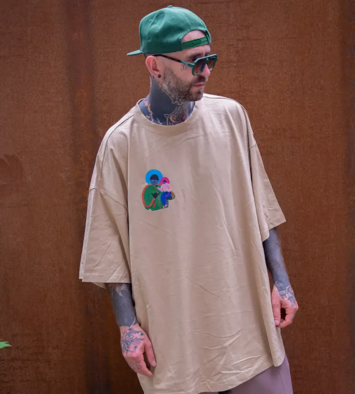T-SHIRT "ADIDASIJ" more OVERSIZE