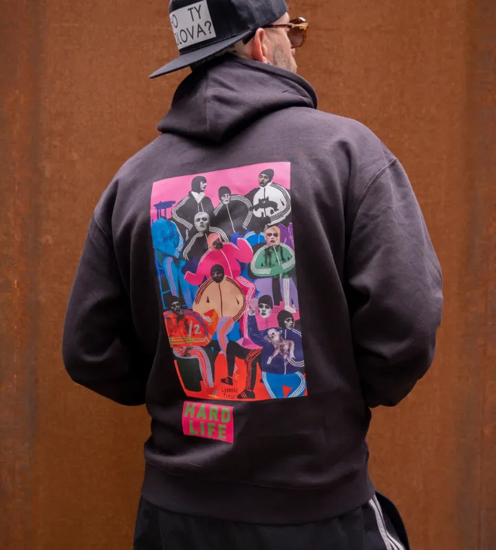 HOODIE &quot;HARD LIFE&quot;