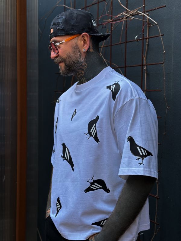 T-SHIRT "PIGEON" SHORT OVERSIZED