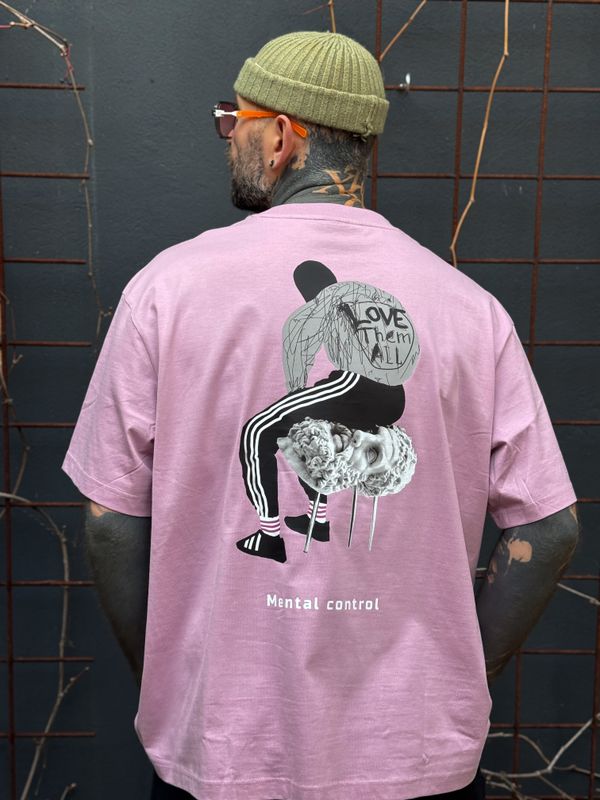 T-SHIRT &quot;velvet block&quot; SHORT OVERSIZED