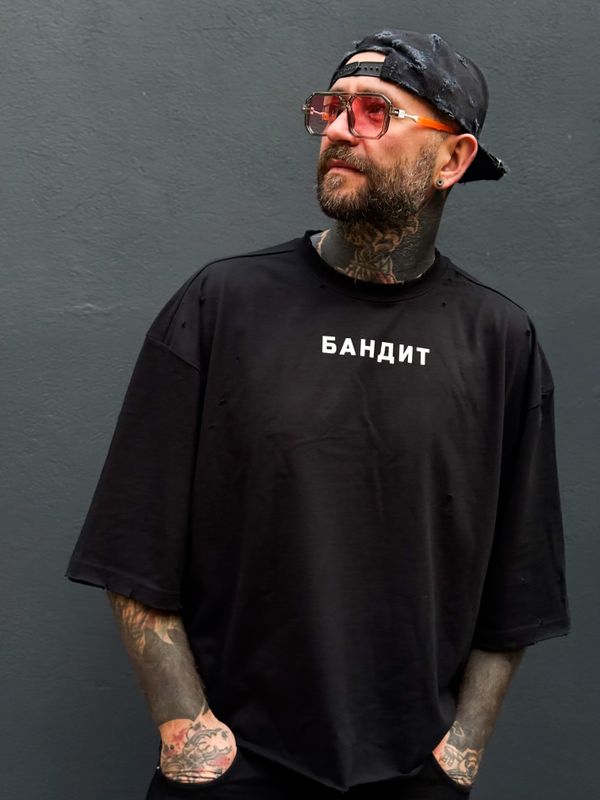 T-SHIRT "BANDIT" SHORT OVERSIZED