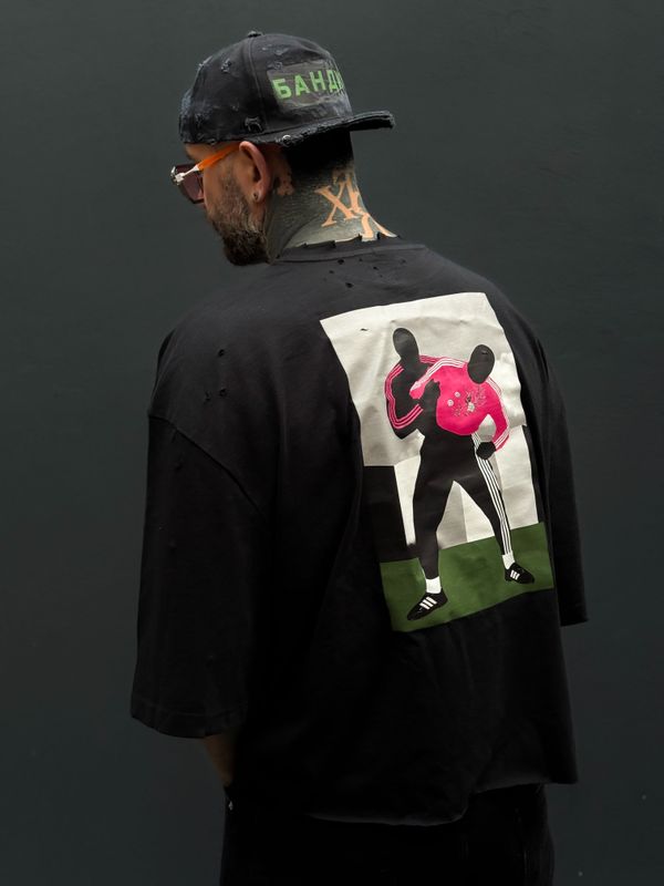 T-SHIRT &quot;BANDIT&quot; SHORT OVERSIZED