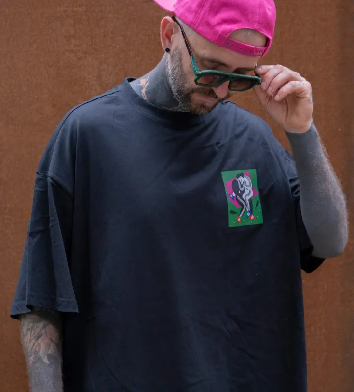 T-SHIRT "ADIDASIJ" SHORT OVERSIZED