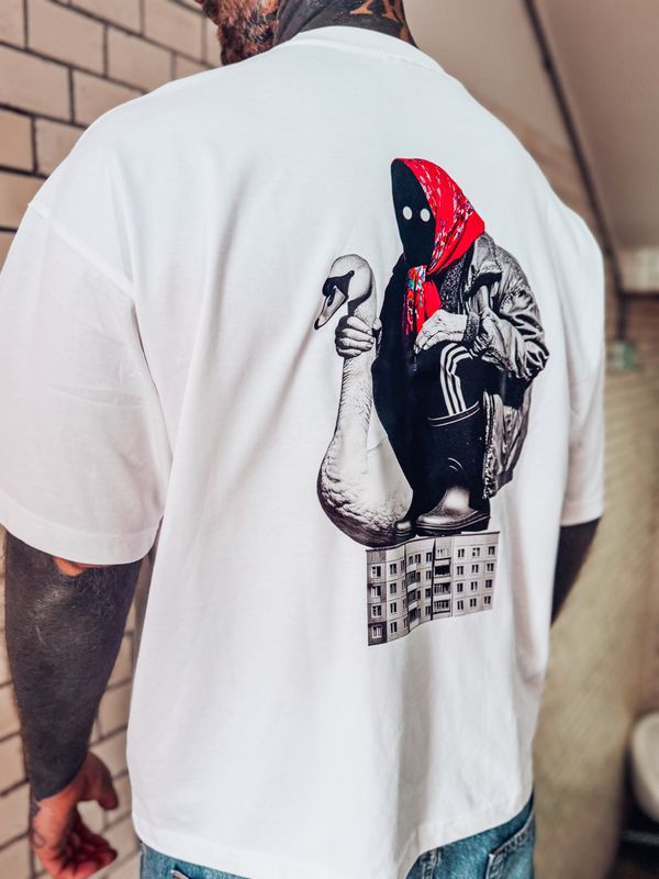 T-SHIRT "BLACK MOON" SHORT OVERSIZED