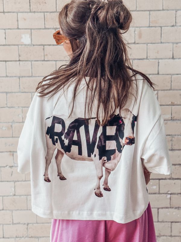 Short women t-shirt Rave one size
