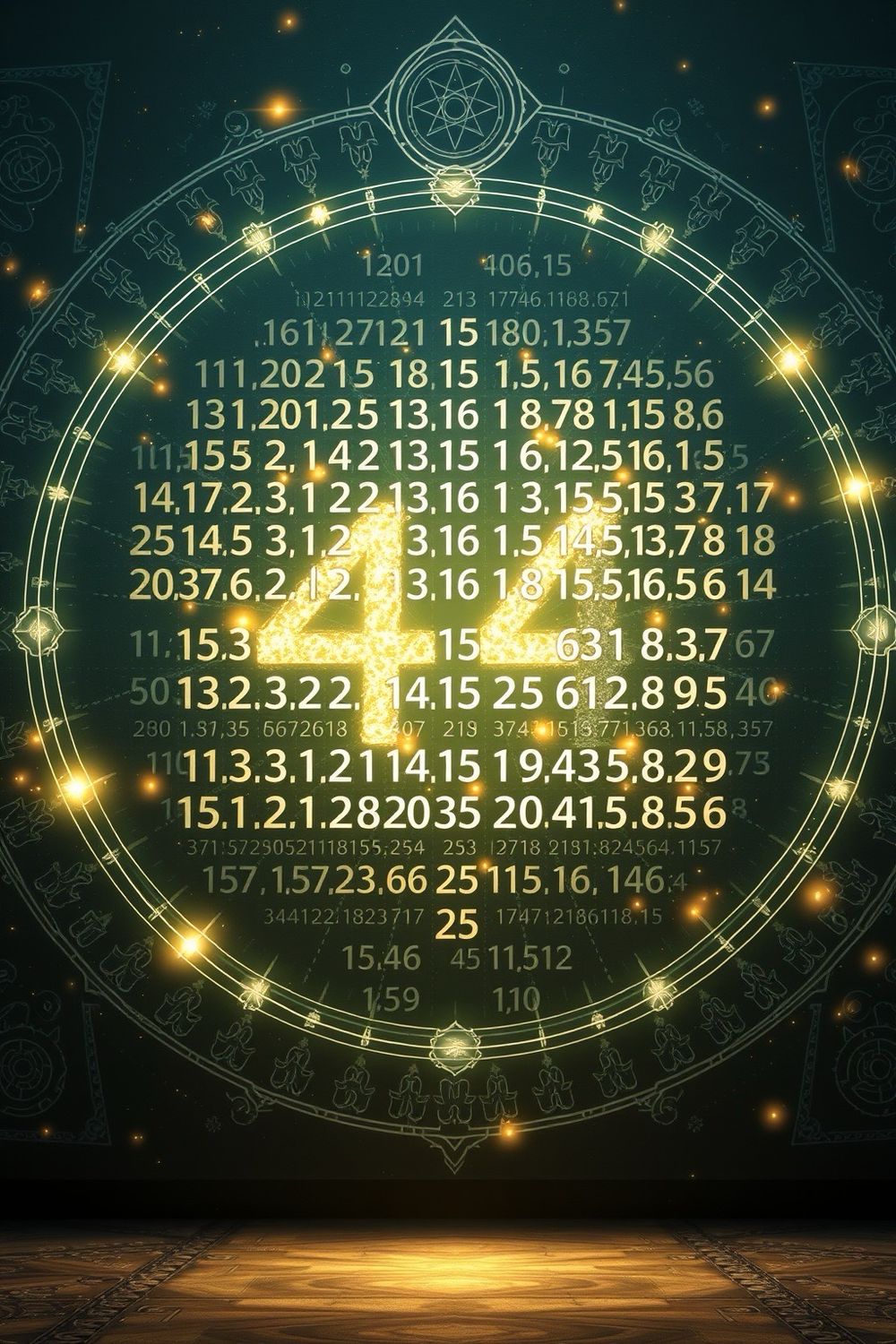 Binär- Matrix Code anhand der 44 Meisterzahlen auf die jeweilige Quersumme: