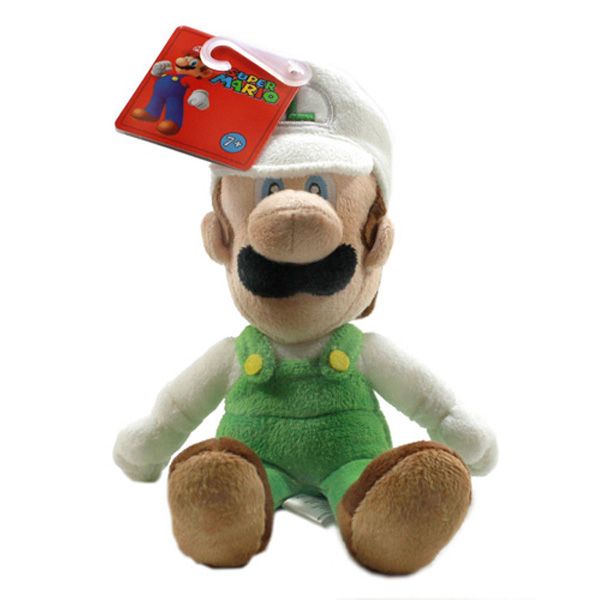 Super Mario Bros - Fire Luigi - 9&quot; Plush