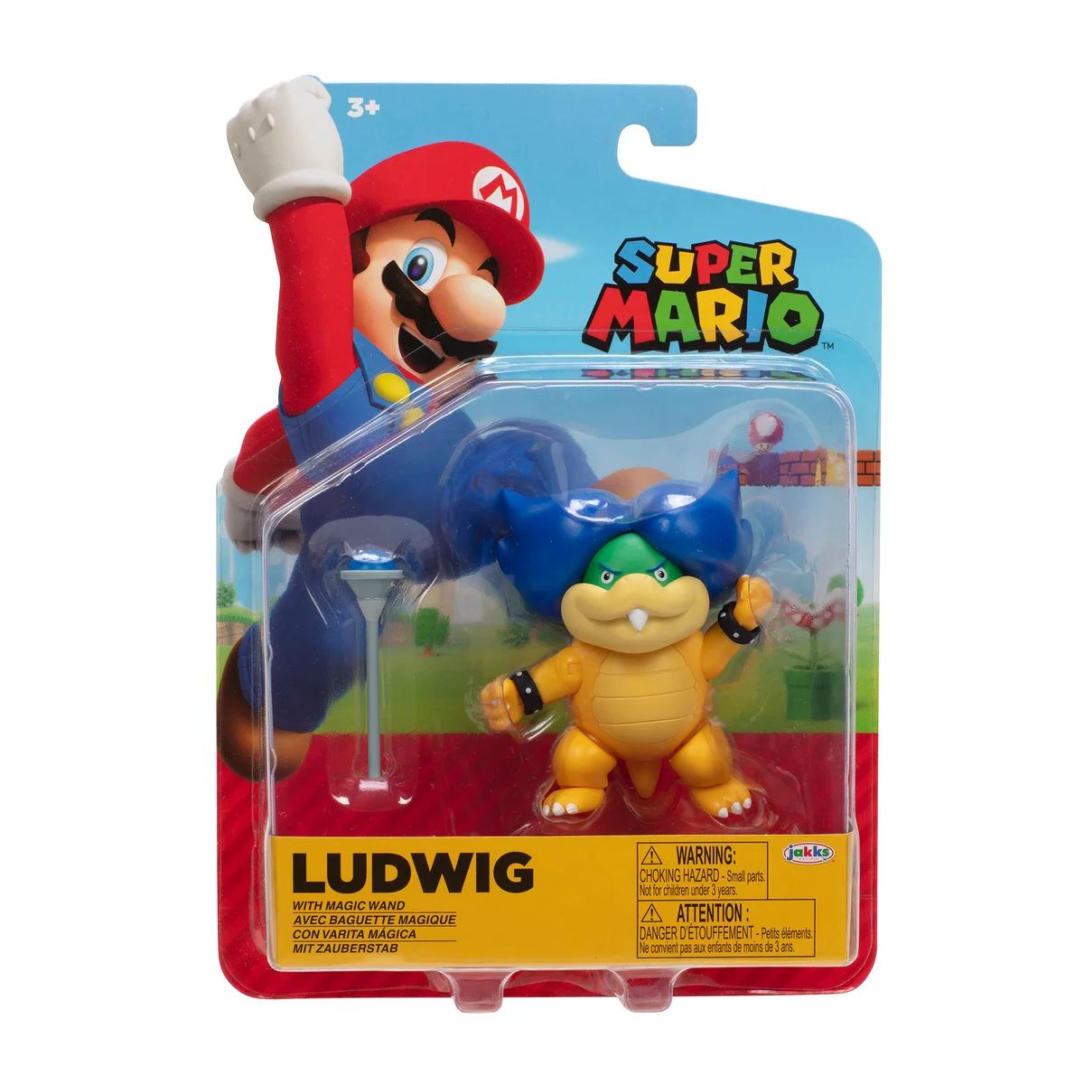 **CLEARANCE** Jakks - Super Mario - Ludwig 4&quot; Poseable Figure
