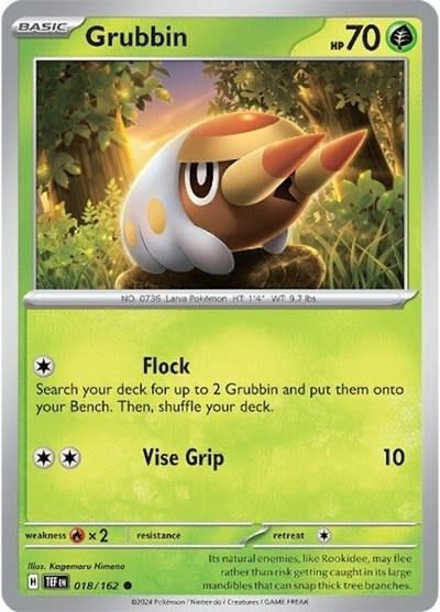 Grubbin - 018/162 (Normal, Common)